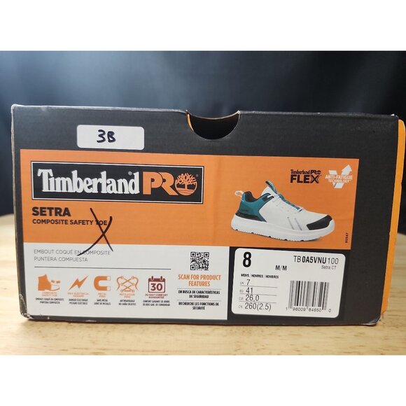 Timberland pro size 8 Men used hard toe - Picture 5 of 5